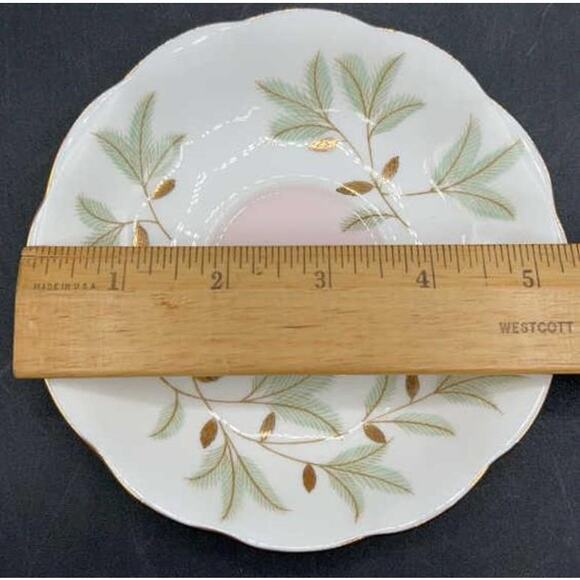 Royal Albert Braemar Bone China Tea Cup & Saucer Set of 6 Pink Gold Pinecone - Picture 15 of 16